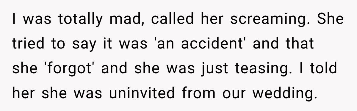 Bride Uninvites Sister-In-Law From Her Wedding After She Leaks Her Pregnancy Online