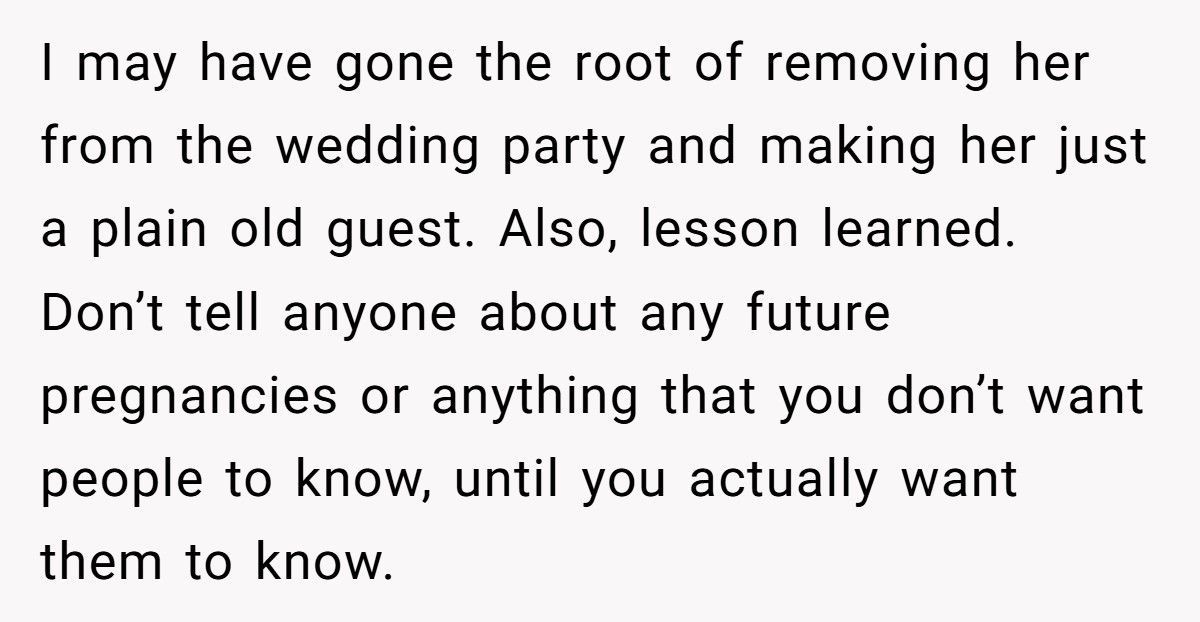 Bride Uninvites Sister-In-Law From Her Wedding After She Leaks Her Pregnancy Online