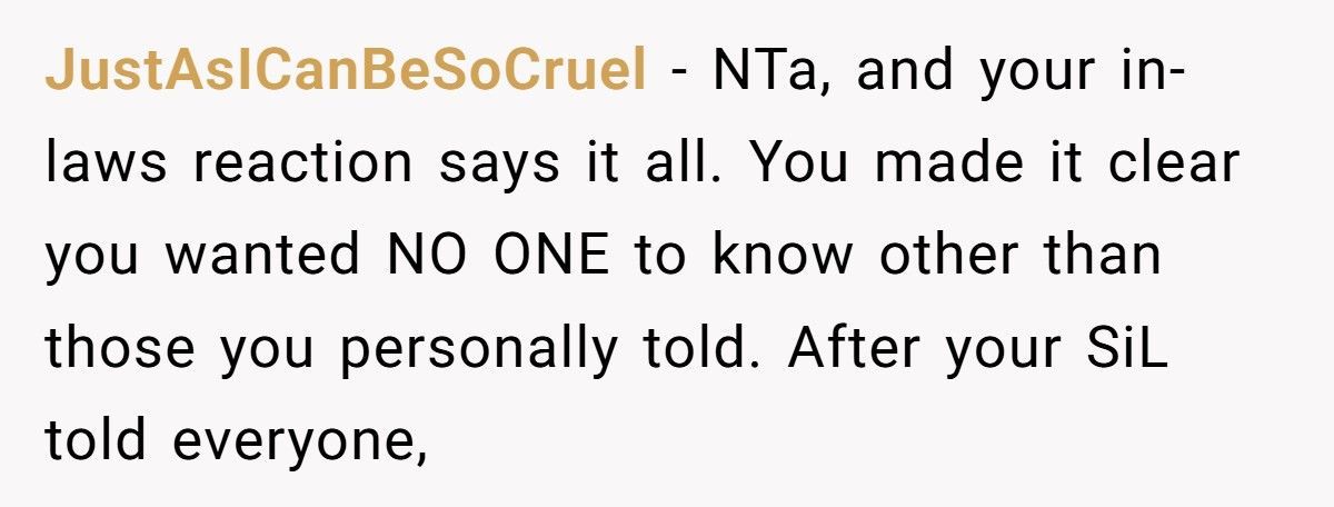 Bride Uninvites Sister-In-Law From Her Wedding After She Leaks Her Pregnancy Online