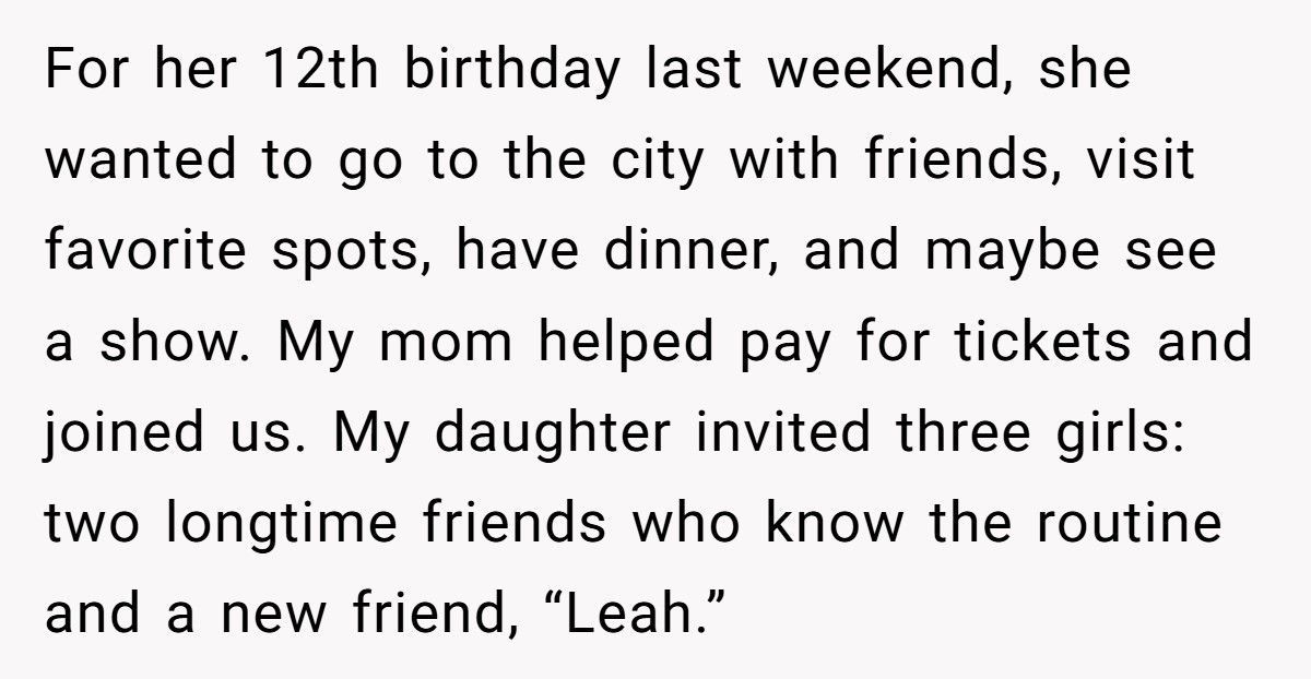 Mom Refuses To Leave NYC Trip Early After Daughter’s Friend Complains