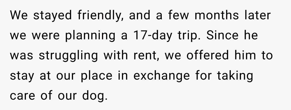 Couple Lets Friend Housesit, Returns To Find He Ate Literally Everything They Owned