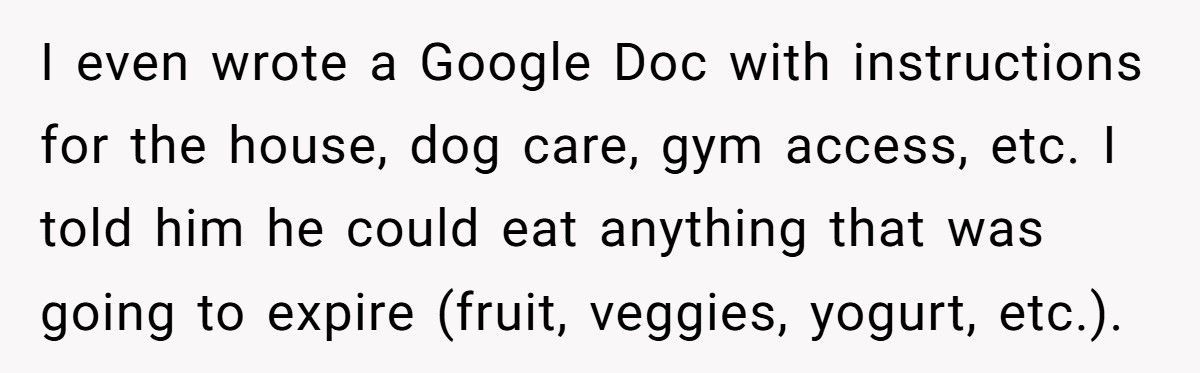 Couple Lets Friend Housesit, Returns To Find He Ate Literally Everything They Owned