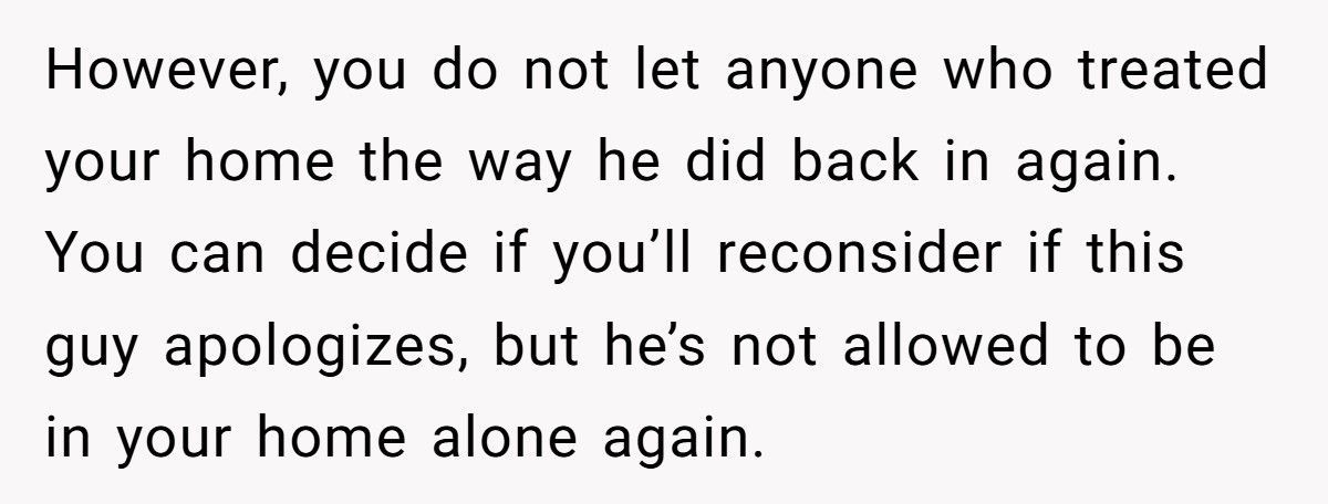 Couple Lets Friend Housesit, Returns To Find He Ate Literally Everything They Owned