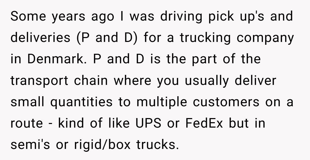 Guy Screams At Delivery Driver For “Blocking The Road”, Turns Out The Package Was His