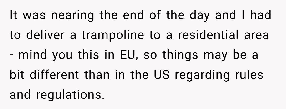 Guy Screams At Delivery Driver For “Blocking The Road”, Turns Out The Package Was His