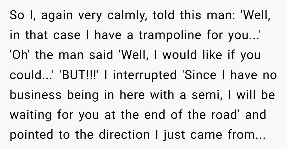 Guy Screams At Delivery Driver For “Blocking The Road”, Turns Out The Package Was His