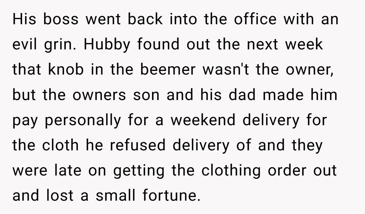 Guy Screams At Delivery Driver For “Blocking The Road”, Turns Out The Package Was His