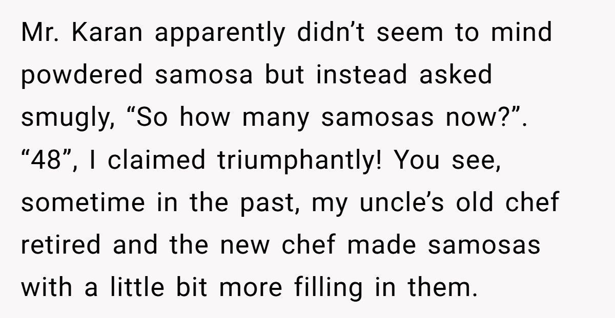 Kid Outsmarts Smug Shopper After He Accuses Him Of Skimping On Samosas