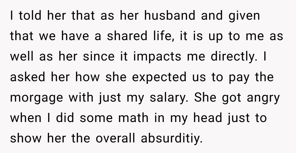 Man Tells Wife She Can’t Retire At 40, Then Learns The Heartbreaking Truth Behind Her Decision