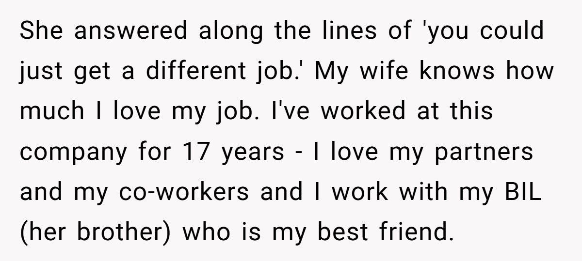 Man Tells Wife She Can’t Retire At 40, Then Learns The Heartbreaking Truth Behind Her Decision