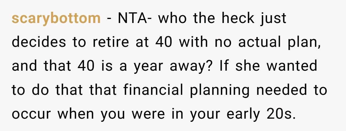 Man Tells Wife She Can’t Retire At 40, Then Learns The Heartbreaking Truth Behind Her Decision