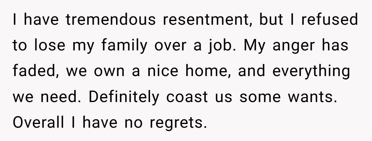Man Tells Wife She Can’t Retire At 40, Then Learns The Heartbreaking Truth Behind Her Decision