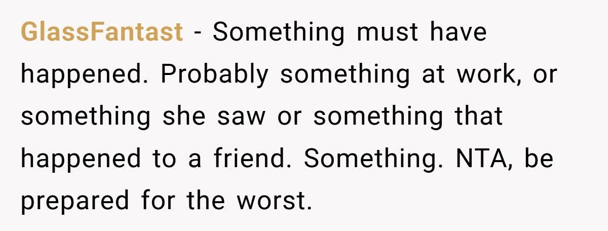 Man Tells Wife She Can’t Retire At 40, Then Learns The Heartbreaking Truth Behind Her Decision