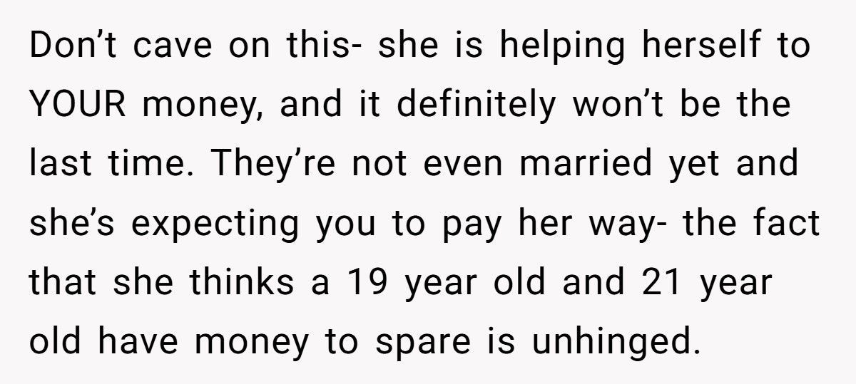 Son Threatens To Send Stepmom To Jail After She “Borrows” His Money For Her Own Wedding