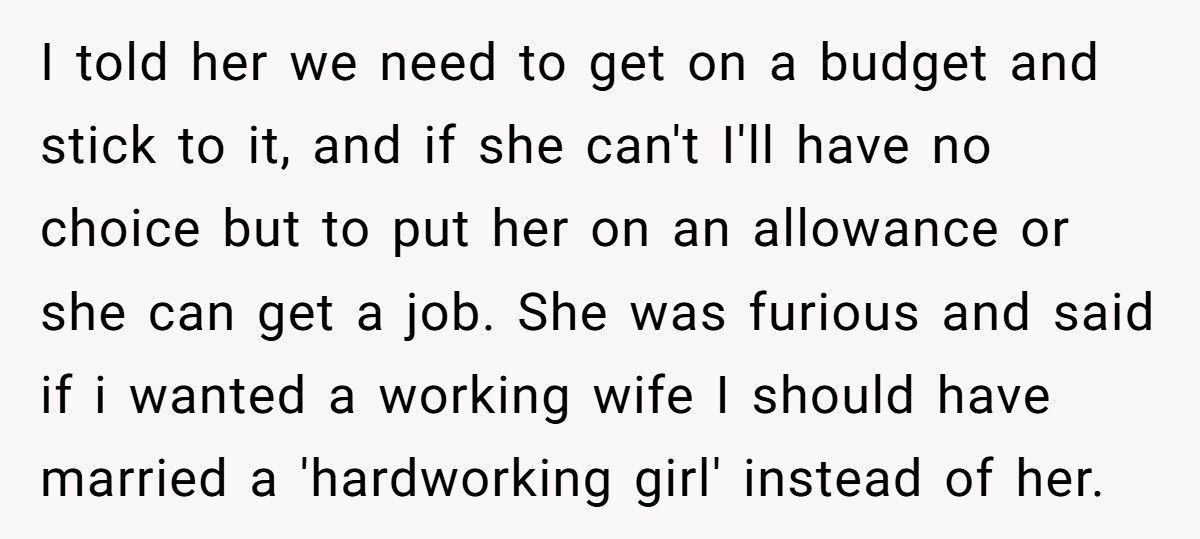 Man Told His Stay-at-Home Wife To Stop Shopping Or Get A Job, Now She’s Threatening Divorce