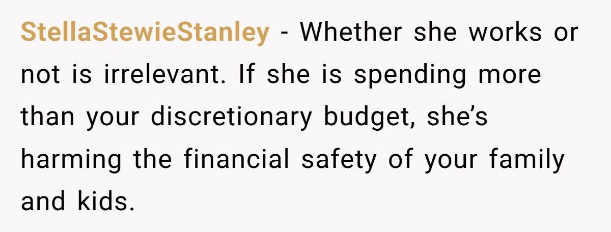 Man Told His Stay-at-Home Wife To Stop Shopping Or Get A Job, Now She’s Threatening Divorce