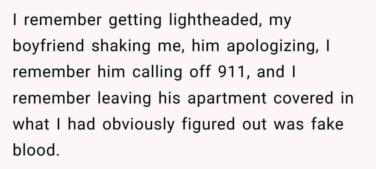 Boyfriend “Plays Dead” For A Prank, Forgets His Partner Once Lost A Lover The Same Way