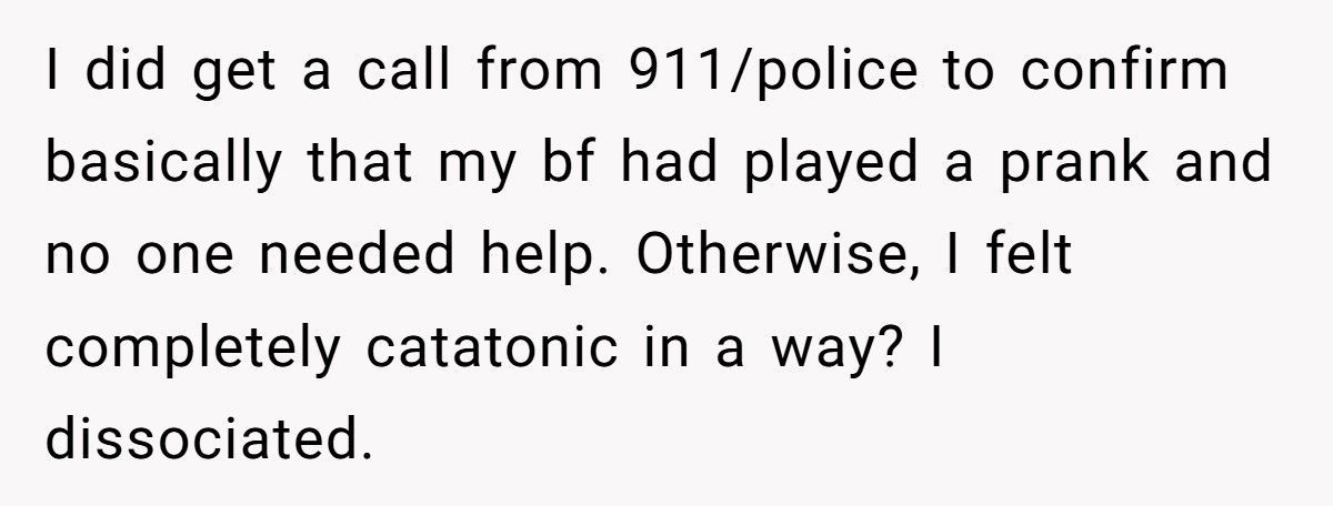 Boyfriend “Plays Dead” For A Prank, Forgets His Partner Once Lost A Lover The Same Way