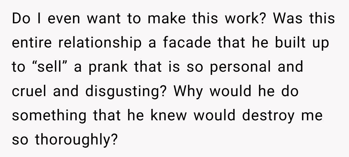 Boyfriend “Plays Dead” For A Prank, Forgets His Partner Once Lost A Lover The Same Way