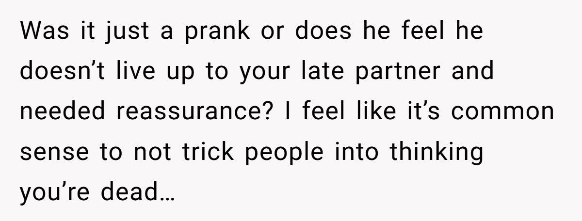 Boyfriend “Plays Dead” For A Prank, Forgets His Partner Once Lost A Lover The Same Way