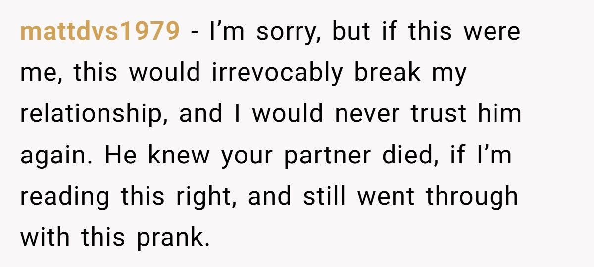 Boyfriend “Plays Dead” For A Prank, Forgets His Partner Once Lost A Lover The Same Way