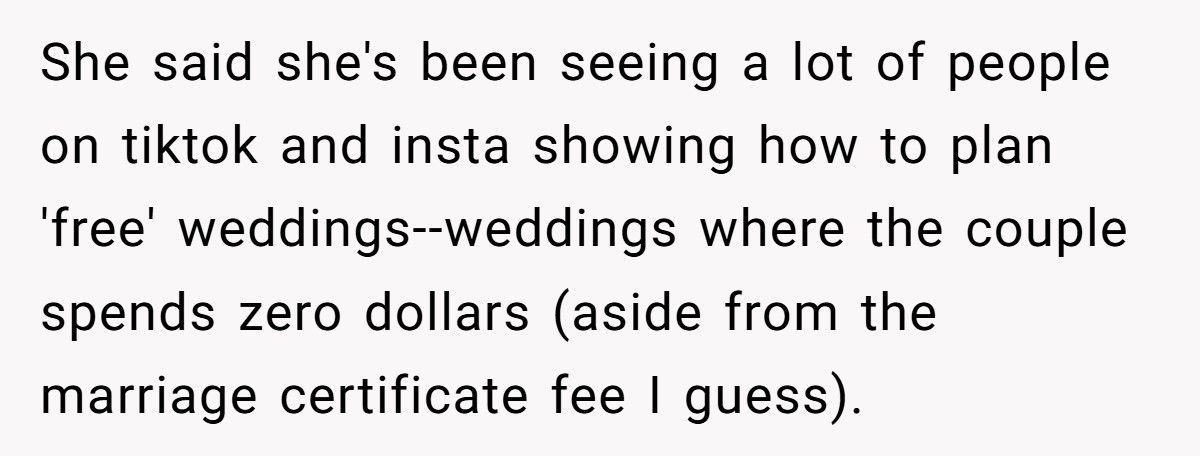 Bride Plans “Free” Wedding Funded By Friends, One Friend Finally Says What Everyone’s Thinking