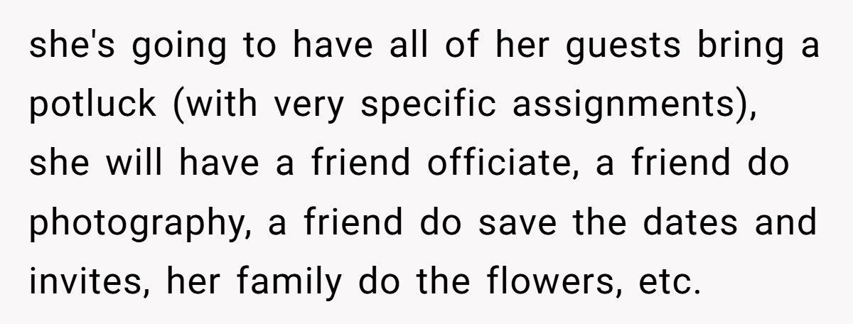 Bride Plans “Free” Wedding Funded By Friends, One Friend Finally Says What Everyone’s Thinking