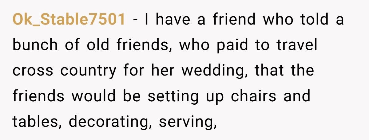Bride Plans “Free” Wedding Funded By Friends, One Friend Finally Says What Everyone’s Thinking
