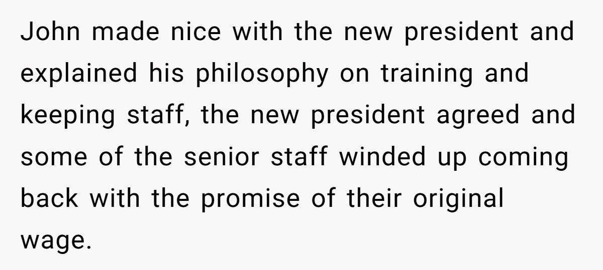 New President Cut Everyone’s Pay, So This Legendary Boss Found A Genius Loophole That Doubled Their Wages