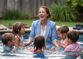 Social Worker Was Told It’s “Unprofessional” To Wear A Swimsuit, So She Jumped In The Pool Fully Clothed Instead Social Worker Was Told It’s “Unprofessional” To Wear A Swimsuit, So She Jumped In The Pool Fully Clothed Instead