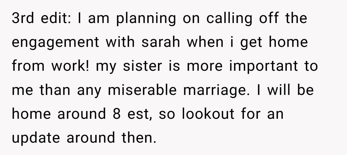 Man Asks Sister To Be His Groomswoman, Fiancée Accuses Him Of “Ruining Her Wedding”