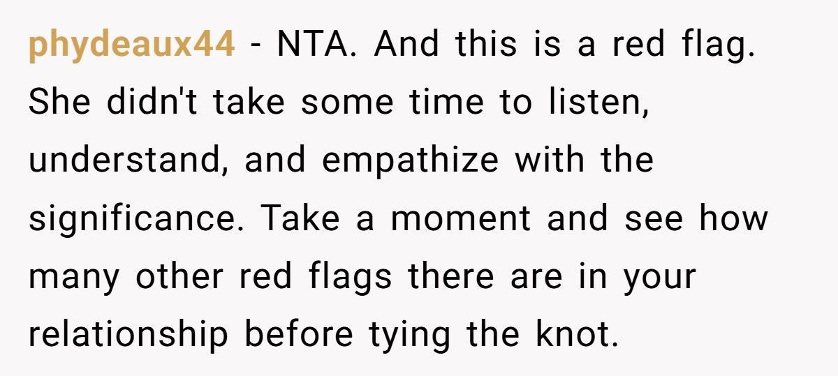 Bride Refuses To Let Her Fiancé Honor His Dying Mother Because “Dandelions Are Weeds”