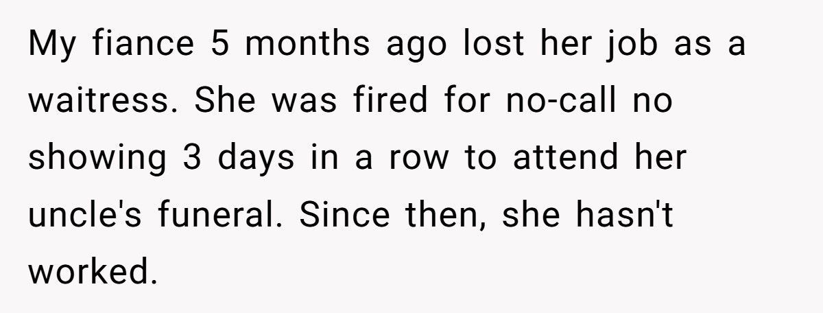 Man Demands Access To Fiancée’s Bank Accounts After Giving Her $400 A Week