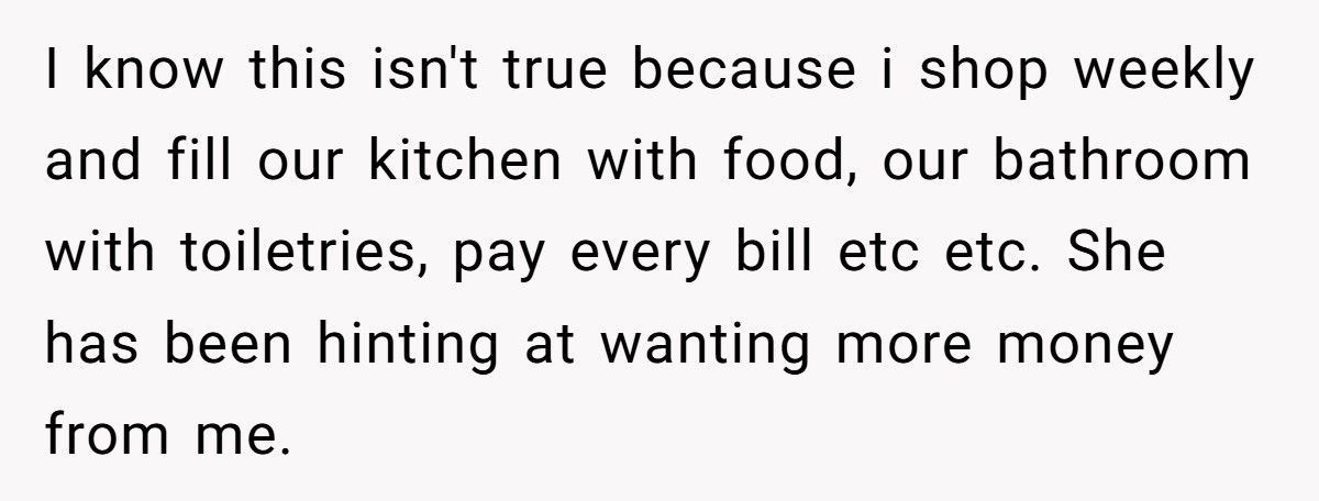 Man Demands Access To Fiancée’s Bank Accounts After Giving Her $400 A Week