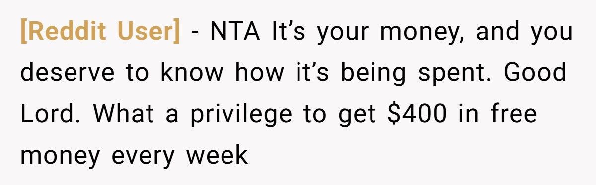 Man Demands Access To Fiancée’s Bank Accounts After Giving Her $400 A Week