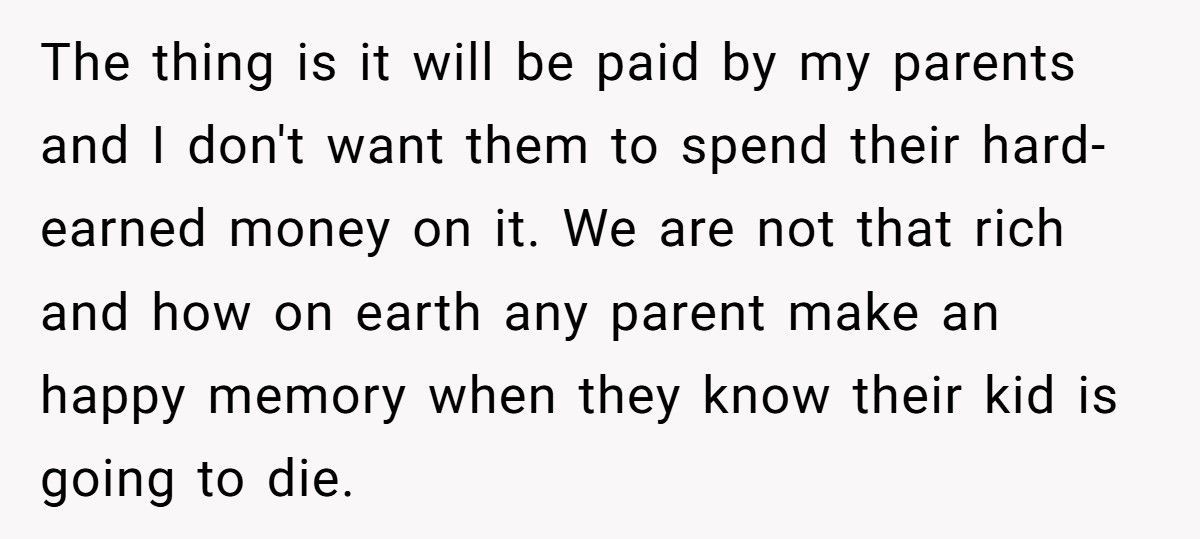 Man With Terminal Illness Tells Aunt She Might Die Before Him, Leaves Her Speechless