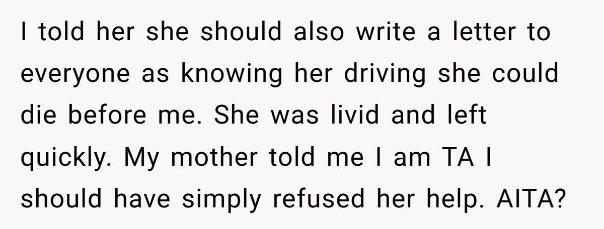 Man With Terminal Illness Tells Aunt She Might Die Before Him, Leaves Her Speechless