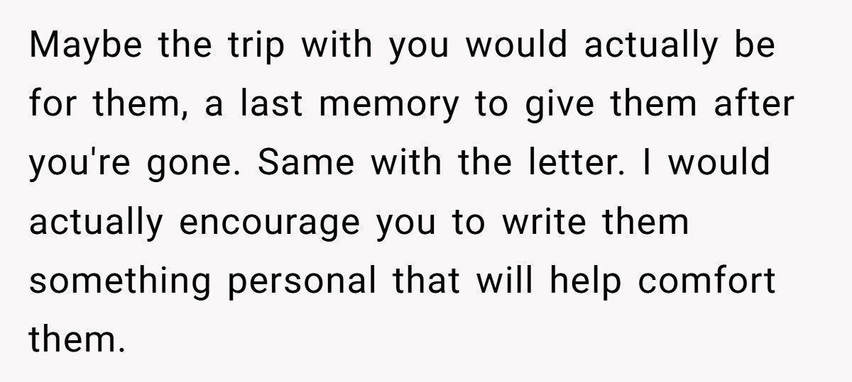 Man With Terminal Illness Tells Aunt She Might Die Before Him, Leaves Her Speechless
