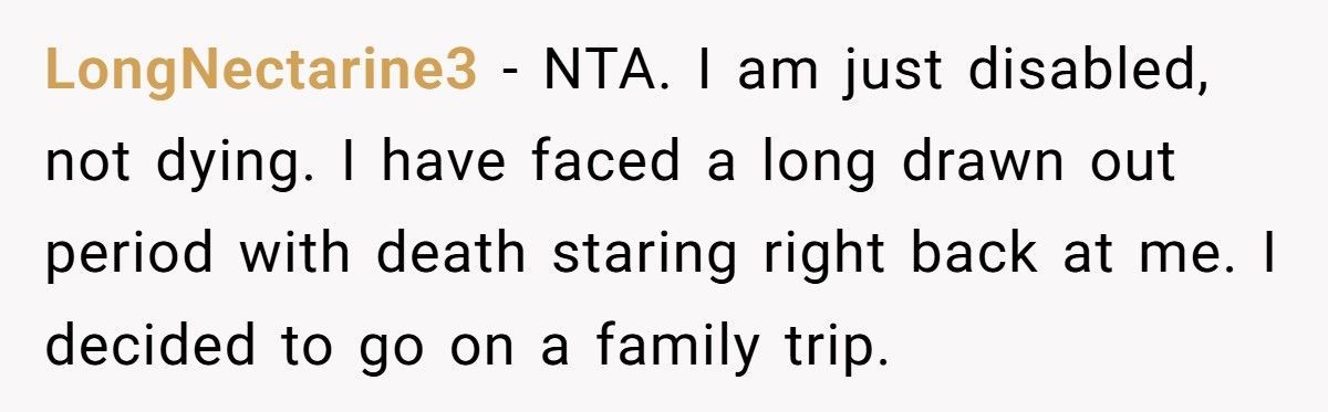 Man With Terminal Illness Tells Aunt She Might Die Before Him, Leaves Her Speechless