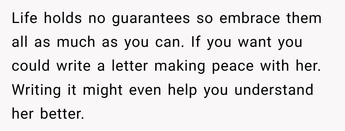 Man With Terminal Illness Tells Aunt She Might Die Before Him, Leaves Her Speechless