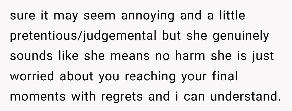 Man With Terminal Illness Tells Aunt She Might Die Before Him, Leaves Her Speechless