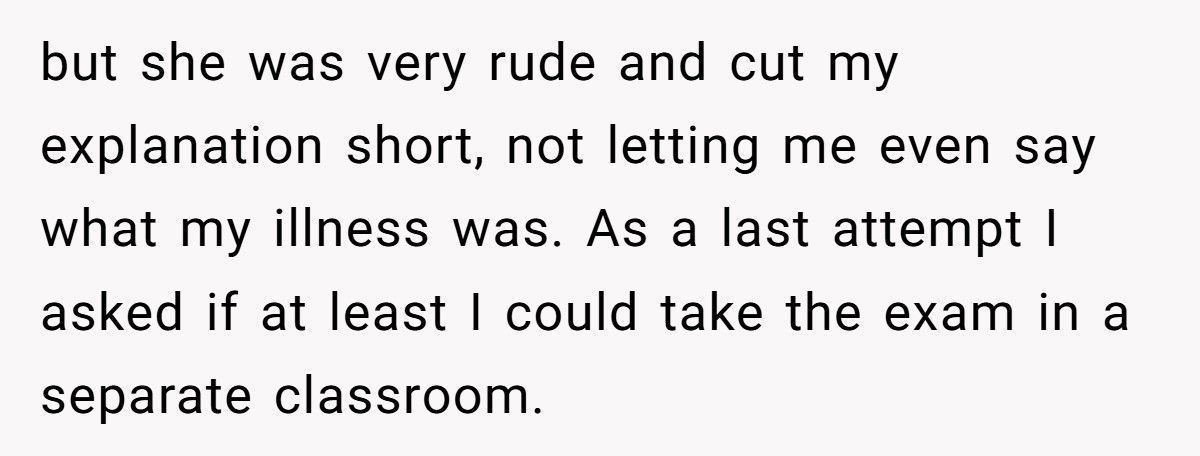 University Refused His Sick Request, He Came To The Final Looking Like A Zombie