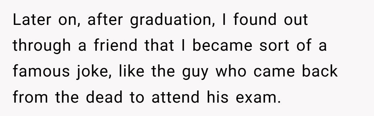 University Refused His Sick Request, He Came To The Final Looking Like A Zombie