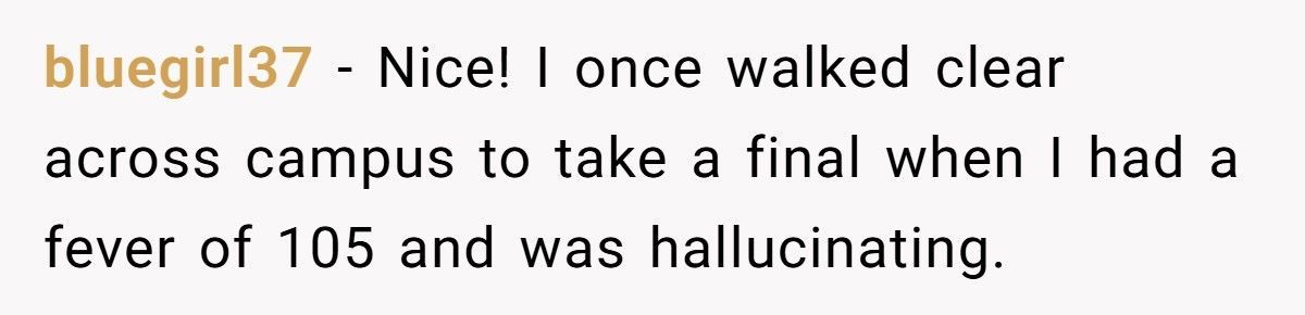 University Refused His Sick Request, He Came To The Final Looking Like A Zombie