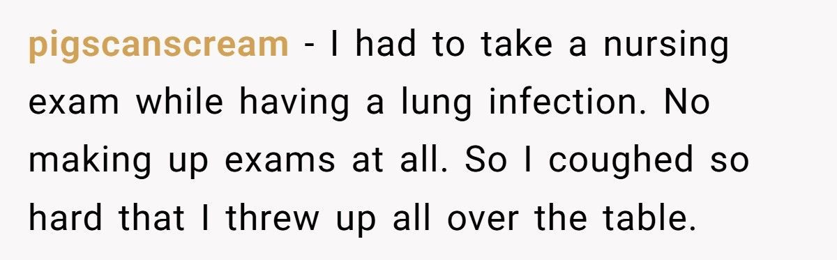 University Refused His Sick Request, He Came To The Final Looking Like A Zombie