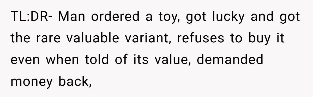 Man Demands Refund On Rare Naruto Figure, Then Watches It Sell For $90 Right In Front Of Him