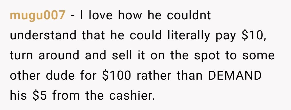 Man Demands Refund On Rare Naruto Figure, Then Watches It Sell For $90 Right In Front Of Him