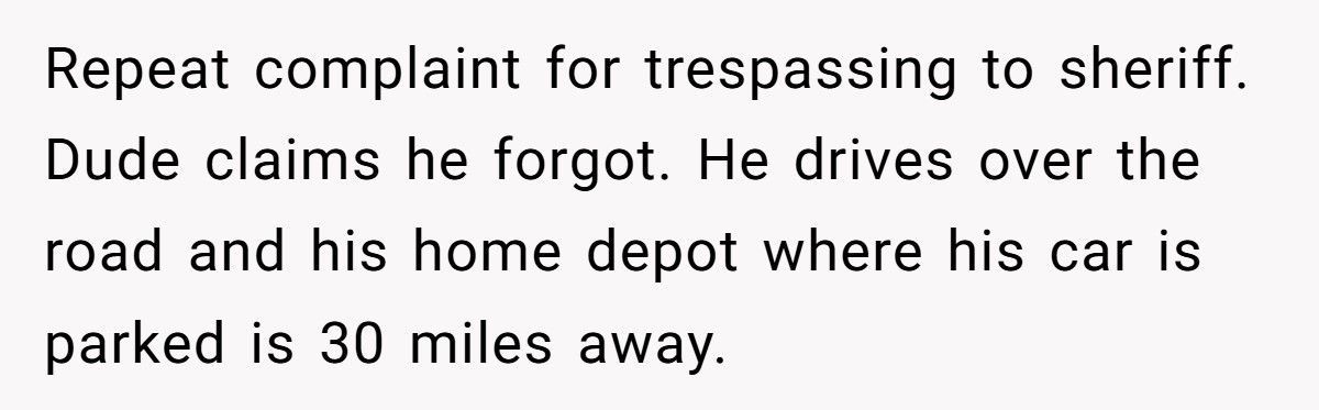 Man Keeps Parking His Truck On Private Land, Farmer Teaches Him A $7,800 Lesson