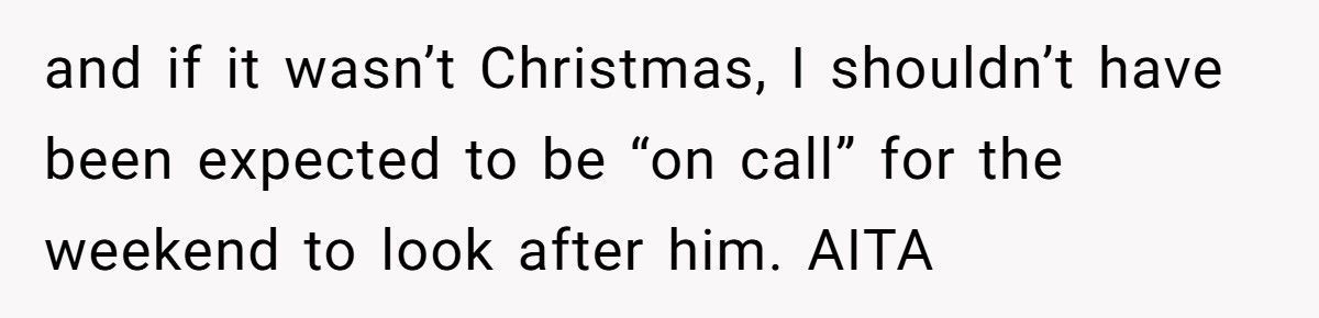 Mom Furious After Ex Gets Drunk At Family Christmas, Says He Wasn’t Responsible That Day