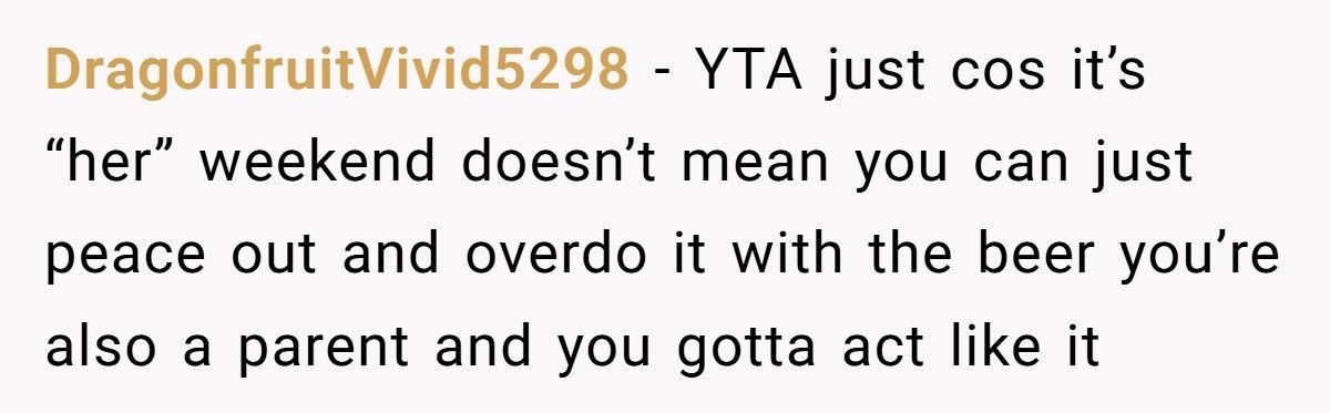 Mom Furious After Ex Gets Drunk At Family Christmas, Says He Wasn’t Responsible That Day